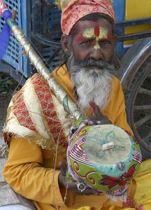 Un joueur indien de cithare